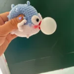 Crochet Doll Blowfish Blowing Bubbles