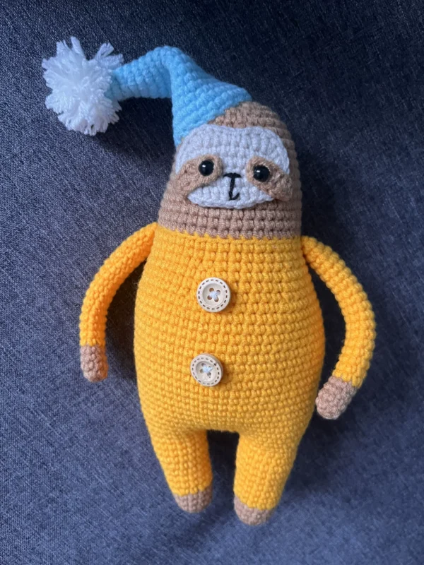 Crochet Sloth Doll