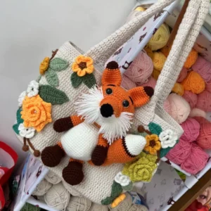 Fox Bag (Handmade Crochet)