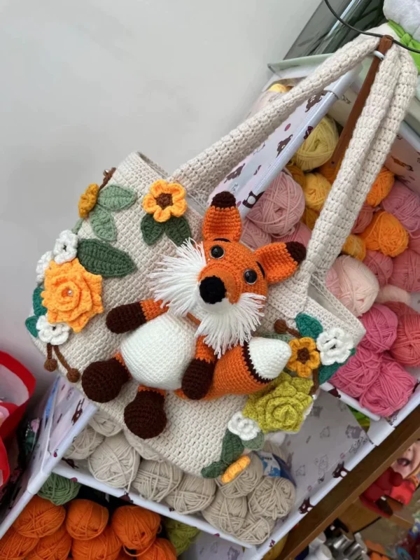 Fox Bag (Handmade Crochet)