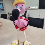 Pure Handmade Crochet Flamingo