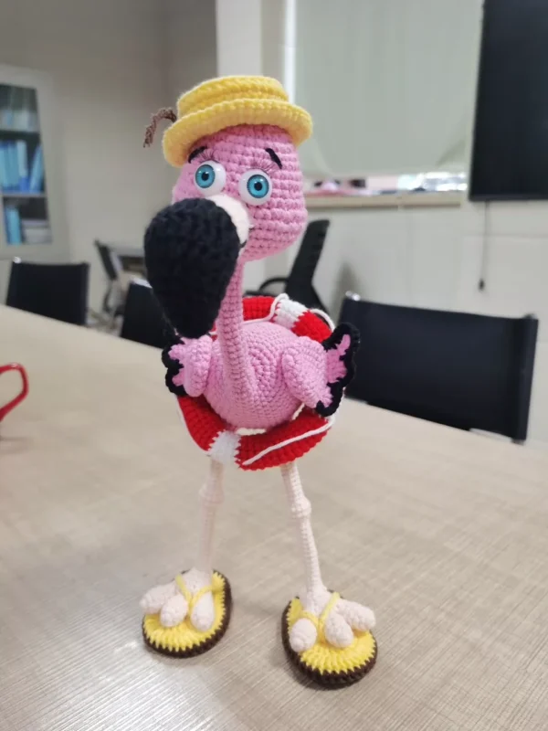 Pure Handmade Crochet Flamingo