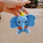 Crocheted Dumbo doll