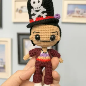 Dr. F from Disney crocheted by hand