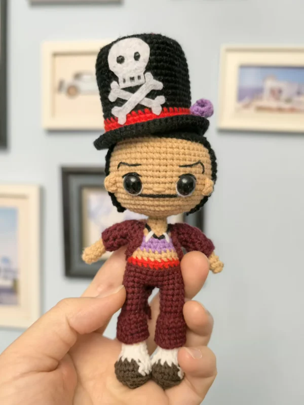 Dr. F from Disney crocheted by hand