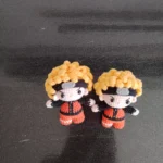 Hand-crocheted Naruto doll