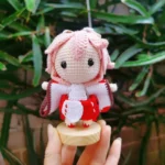 Hand-crocheted Yae Miko