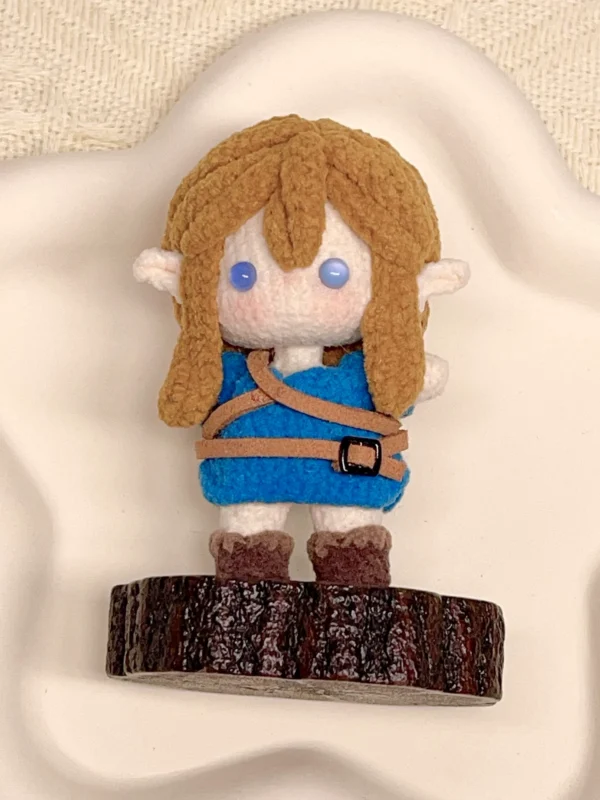 Hand-crocheted Zelda Link