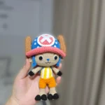 Handmade Crochet One Piece Chopper Decoration Ready Stock (Height: 15 cm).