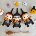 Handmade Woolen Crochet Harry Potter Doll.