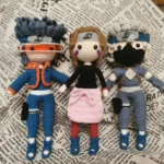 Naruto crochet doll finished product