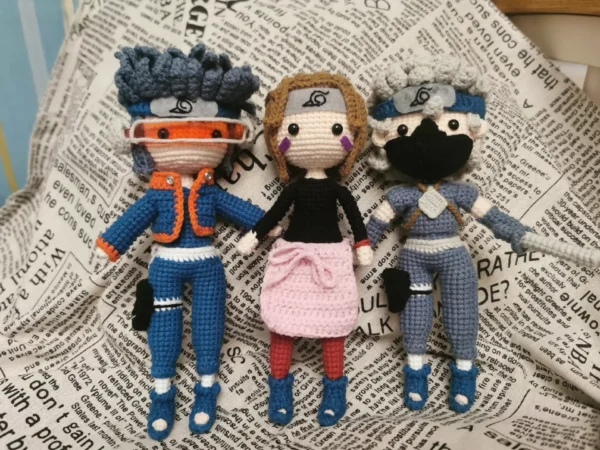 Naruto crochet doll finished product