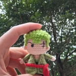 One Piece Zoro Handmade Crochet Doll