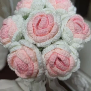 Rose crochet piece