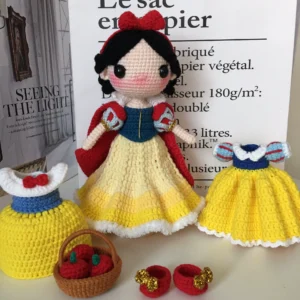 Snow White Crochet Doll.