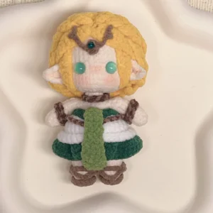 Zelda Zonai clothing crocheted doll